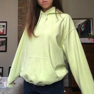 Neon Yellow "Reclaimed Vintage" Sweatshirt